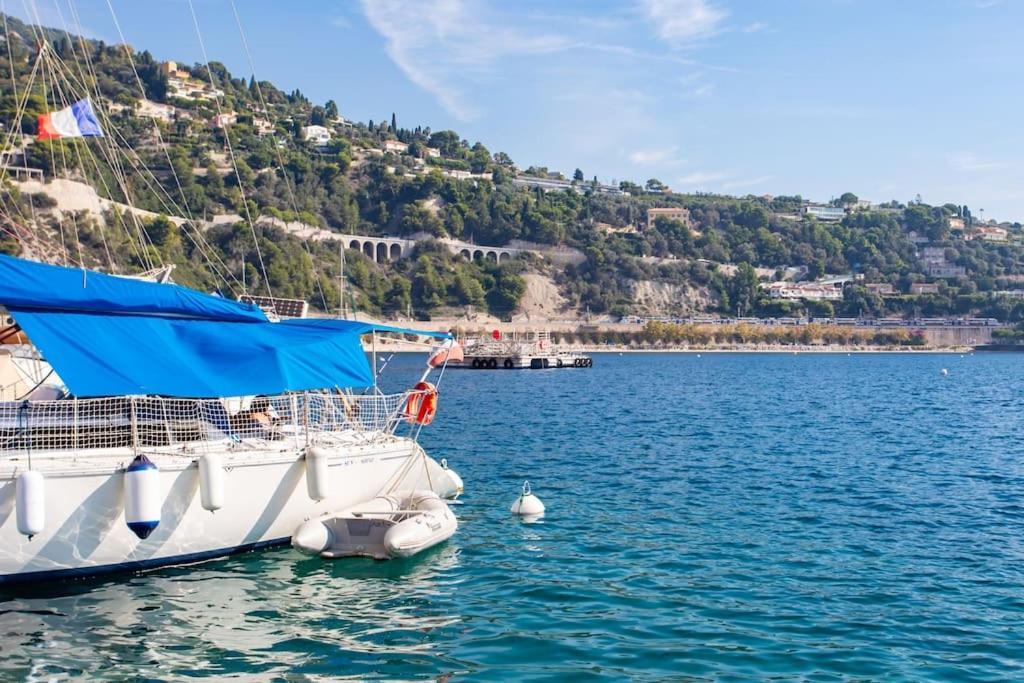 #40 Bright Sea View Suite For 6 2Mins Walk Port & Sea Villefranche-sur-Mer Exterior photo